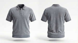 Polo homme en coton et polyester de haute qualité, doux, respirant, coupe classique, manches courtes, col boutonné, vêtements décontractés et chemises de golf - Product Image 5