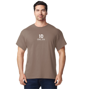 เสื้อยืดผู้ชายสีน้ำตาล Savana ผ้าฝ้ายคอตตอน แขนสั้น คอกลม เสื้อลำลอง ขายส่งเสื้อเปล่า - Product Image 2