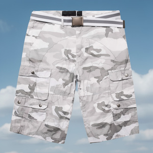 Custom Print Logo 100 Percent Cotton Knitted Casual Mid Elastic Women <b>Cargo</b> Shorts Quick Dry Breathable Adult Birlag Sports - Product Image 4