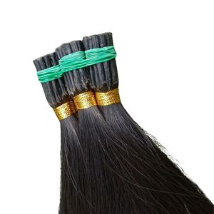 Extensiones de Cabello Remy de Indonesia 100% Naturales, Lisas, de 22 Pulgadas, Cabello Humano Virgen, Densidad Simple/Doble, Color 1B 99J - Product Image 5