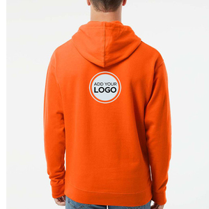 Sweat à capuche unisexe uni en gros, équivalent SS4500, avec logo personnalisé et impression en relief - Product Image 5