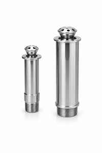 NATURAL STAINLESS STEEL LOTUS FOUNTAIN NOZZLE 20MM WALL <b>MOUNT</b> OUTDOOR GARDEN LANDSCAPE WATER FEATURE <b>SPRAY</b> HEAD - Product Image 3