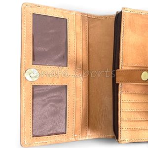 Porte-cartes en cuir véritable de vachette, porte-cartes en cuir véritable, portefeuilles fins en cuir de vachette - Product Image 6