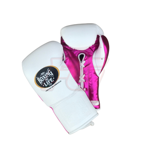 No Boxing No Life - Equipo de Boxeo Profesional de Cuero Vacuno, con Cierre de Cordones y Velcro, Transpirable, con Logotipo Personalizado - Product Image 4