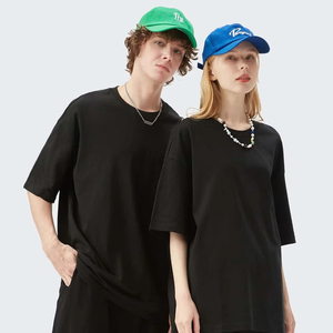 Camiseta Oversize Unisex de Algodón con Hombros Caídos, Estampado Gráfico, Manga Corta, Estilo Casual Urbano para Uso Diario, Top Oversize para Hombre - Product Image 1
