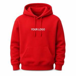 <b>Men's</b> <b>white</b> hooded <b>sweatshirt</b> Regular fit cotton French terry Front logo print hoodie Casual autumn wear for <b>men</b> - Product Image 2