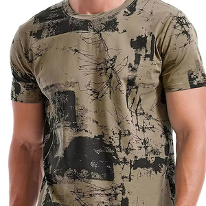 ขายส่ง เสื้อยืดลายพรางต้นไม้ 100% ผ้าฝ้ายแท้ สไตล์ฮิปฮอป ไหล่ตก เสื้อสำหรับล่าสัตว์ แฟชั่นเสื้อยืดโอเวอร์ไซส์ ขายดี - Product Image 6