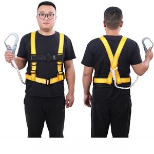 Sabuk Pengaman Kerja Penyelamatan Ketinggian Tinggi yang Dapat Ditarik untuk Industri, <span class=keywords><strong>Harness</strong></span> Tubuh Penuh untuk Perlindungan Jatuh pada Pekerjaan Listrik, Harga - Product Image 6