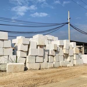 Bloque de Mármol Blanco Cristalino de Vietnam, Gran Tamaño, Piedra Natural Impermeable y Ecológica para Corte con Sierra, Moderno para Exteriores - Product Image 2