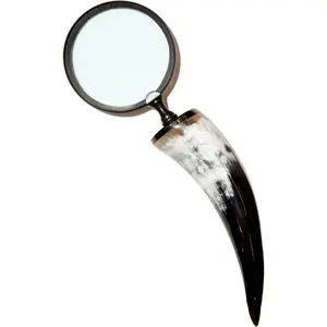 Natural Horn Handle Magnify Glass Fdor Magnified Image Of An Object Natural Horn By United trade world