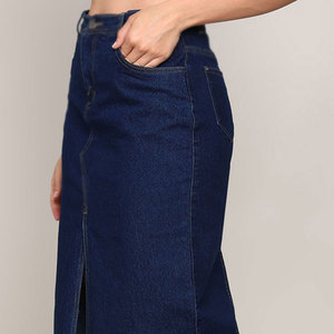 Jupes en jean midi pour femmes, 100 % denim de haute qualité, tendance, confortables et élégantes. - Product Image 2