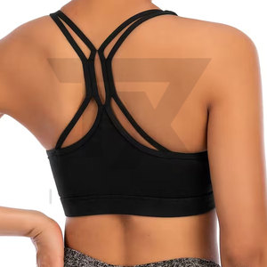 Nuevo Sujetador Deportivo con Logotipo Personalizado al por Mayor para Mujer - Sujetador Deportivo de Alta Sujeción, Secado Rápido, Transpirable, de Spandex/Nylon, Tallas Grandes - Product Image 6