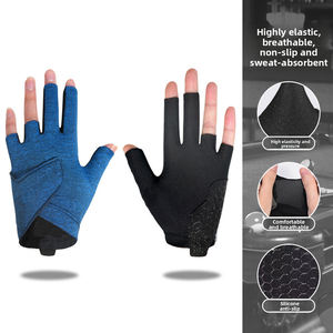 Gants de billard respirants antidérapants durables personnalisés à 5 doigts pour les joueurs de billard professionnels - Product Image 4