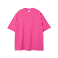 T-shirt Premium Coupe Boxy Oversize Tendance 100% Coton Anti-plis Manches Courtes Vente en Gros OEM