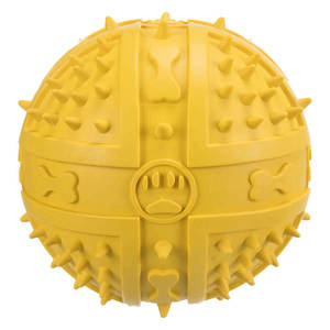 Balle en caoutchouc naturel avec son 9 cm Jouet interactif et de mouvement pour animaux de compagnie - Product Image 4