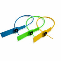 Sceau de sécurité en plastique YSD anti-effraction à verrouillage automatique avec insert métallique pour camion, remorque et porte de conteneur