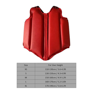 Protège-poitrine de haute qualité pour Taekwondo, Karaté, MMA, vêtements de sport, arts martiaux, entraînement, en polyester et nylon, imperméable. - Product Image 4
