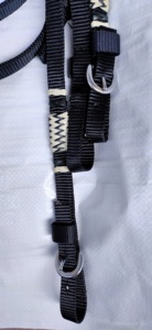 Ensemble de têtière et de collier en nylon de qualité supérieure, design léger, équipement équestre, couleur/taille/logo/marque personnalisables, OEM/ODM disponible - Product Image 2