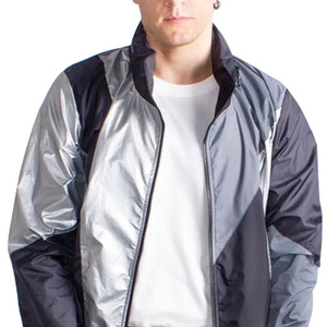 Conjunto Deportivo Cortavientos para Hombre en Color Contrastante, Transpirable, 100% Algodón - Product Image 5