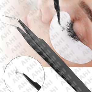 Pinzas de Extensión de Pestañas de Acero Inoxidable Hechas a Medida, Recubiertas de Color, Duraderas, Antiestáticas y de Alta Precisión - Product Image 5