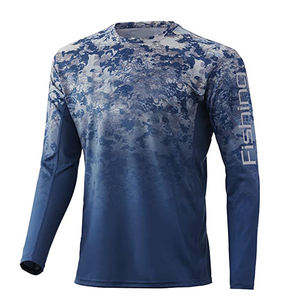 Massee Sports Maillot de pêche à manches longues pour homme 100% polyester Impression par sublimation Séchage rapide Respirant Tissu 240g MS-0926-22 - Product Image 2