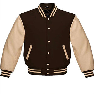 Veste universitaire en laine premium pour homme, logo personnalisé brodé, style vintage universitaire, coupe classique, streetwear, vêtements d'extérieur - Product Image 6