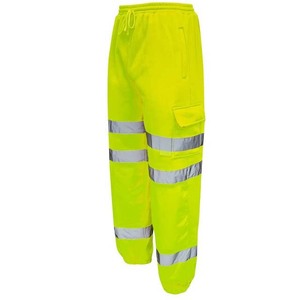 Pantalon de travail réfléchissant haute visibilité pour homme, noir, cargo, jogger, pantalon de sécurité multi-poches, vêtements de travail de construction, pantalon de survêtement - Product Image 6