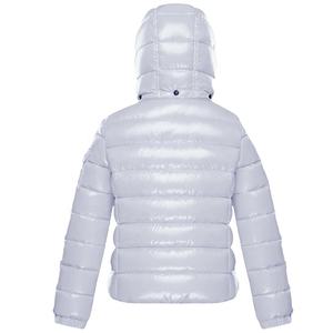 Chaqueta acolchada con capucha para mujer, 100% de alta calidad, ligera, de manga larga, con cremallera completa, resistente al agua y plegable. - Product Image 6