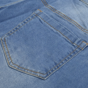 Jeans de Mezclilla de Pierna Recta de Calidad Premium, Cintura Media, Lavado a la Piedra, Algodón, Largos, Casuales, para Mujer, Estilo Primavera - Product Image 2