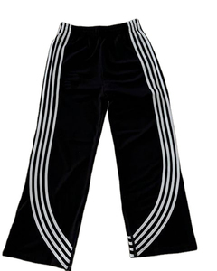 Pantalon de survêtement droit en coton pour homme, coupe décontractée, délavé, avec cordon de serrage, rayures latérales, jambe large, poids lourd, collection printemps - Product Image 5