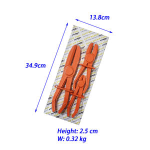 Juego de 3 alicates de nailon TAIWAN CALIBRE para apretar mangueras, para reparar sistemas de refrigeración, frenos, vacío y combustible - Product Image 6