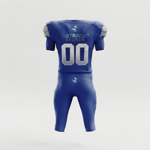 Custom Blue <b>Zebra</b> <b>Print</b> American Football Padded Jersey and Pants Set Team Uniform Sublimated Sportswear for Men Youth Clubs - Product Image 5