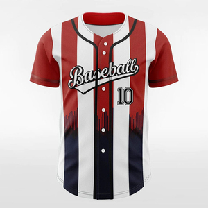 Vente en gros de maillots de baseball unisexes à manches courtes imprimés, séchage rapide, dernier design, meilleure qualité, vêtements de sport avec service OEM ODM - Product Image 1