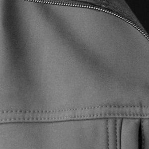 Chaqueta de Forro Polar para Hombre, Color Sólido, Cierre de Cremallera, Cuello Alto, Corte Regular, para Otoño, Uso en Exteriores, Chaqueta Softshell de Poliéster - Product Image 4