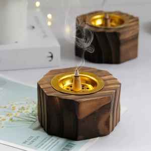 Quemador de incienso de madera personalizado para el hogar, regalo festivo para Ramadán y Eid, Mabkhara árabe en forma de luna, decoración de mesa. - Product Image 5