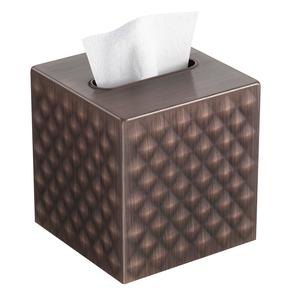 Elegante Dispensador de Papel Tisú Cuadrado de Acero Inoxidable Dorado para Baño, Recipientes de Papel Metálicos para Encimeras de Baño y Dormitorio, Precio Bajo - Product Image 6