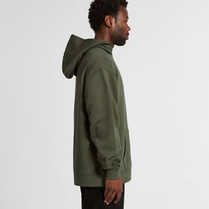 Sweat-shirt à capuche vert olive pour homme, coupe classique, couleur unie, pull décontracté en coton tricoté, vêtement d'automne - Product Image 1