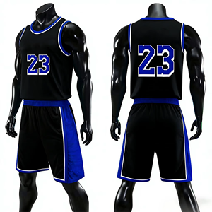 Ensemble de maillots de basket-ball pour hommes en mesh, design personnalisé, dernière collection, uniformes d'équipe, vêtements de club, sublimation - Product Image 1