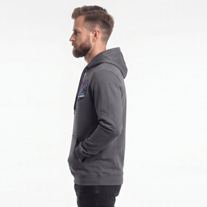 Sudadera con Capucha Estampada 100% Algodón para Hombre, Manga Larga, Bolsillo Frontal, Sudadera con Capucha para Invierno, Sudadera con Capucha Estampada para Hombre, Sudadera para Correr - Product Image 3
