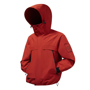Veste de moto softshell pour homme, style tendance, prix de gros, veste softshell pour homme, veste blanche imperméable à capuche pour homme - Product Image 3