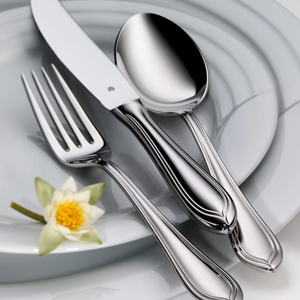 Ensemble de couverts classiques en acier inoxydable, 4 pièces, couteau, fourchette, cuillère à soupe, cuillère à café, couverts élégants et polis pour la maison, le restaurant, la salle à manger - Product Image 5