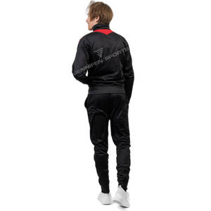 Conjunto de 2 Piezas, Sudadera con Capucha y Pantalones para Hombre, Traje Deportivo Informal de Manga Larga con Bolsillos y Cordón Ajustable, Corte Regular, Forro Polar Transpirable, Traje de Gimnasio - Product Image 6