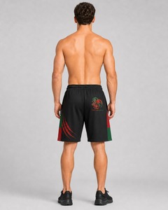 Shorts de sport pour hommes personnalisés - Haute qualité, taille élastique, séchage rapide, vêtements d'entraînement, service OEM - Product Image 5