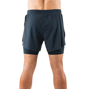 Pantalones Cortos Deportivos 2 en 1 para Hombre, con Forro de Compresión Integrado, Secado Rápido, Ligeros, para Gimnasio, Running, Fitness, Venta al Por Mayor OEM - Product Image 4