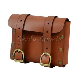 Sac banane vintage en cuir de vachette avec logo personnalisé pour homme, fermeture éclair, fonction antivol, pochette de poitrine de voyage - Product Image 4