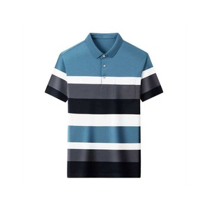 High Quality Polo Shirt Fashion Men's Embroidered Polo Shirt Summer Cotton Men's Short Sleeve T-shirt Wholesale - Product Image 1