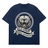 T-shirt pour homme en coton biologique 100 %, écologique, respirant, style streetwear oversize, imprimé sérigraphié, 240 g, taille moyenne