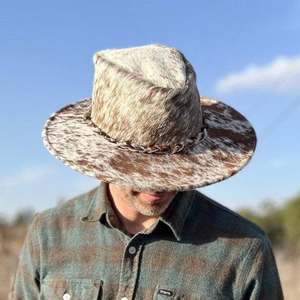 Chapeau de cowboy en cuir véritable, style western, chapeau en cuir classique pour homme, chapeau de cowboy en cuir durable - Product Image 3