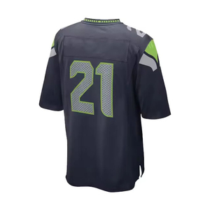 Mens Football Jersey Number 21 Short Sleeve Crew Neck Moisture Wicking Breathable Mesh Athletic Fit Adult <b>Sports</b> <b>Apparel</b> mens - Product Image 1