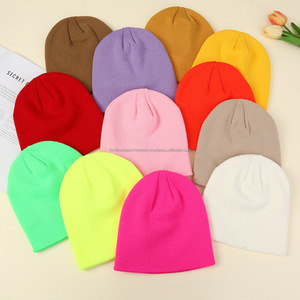 Gorro Unisex de Color Sólido, 100% Acrílico, Tejido, Gorro de Invierno, Estilo Casual, Adulto, 56-58CM, Tejido por Computadora, Servicio OEM - Product Image 3
